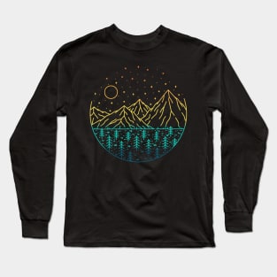 Rainbow Mountains Long Sleeve T-Shirt